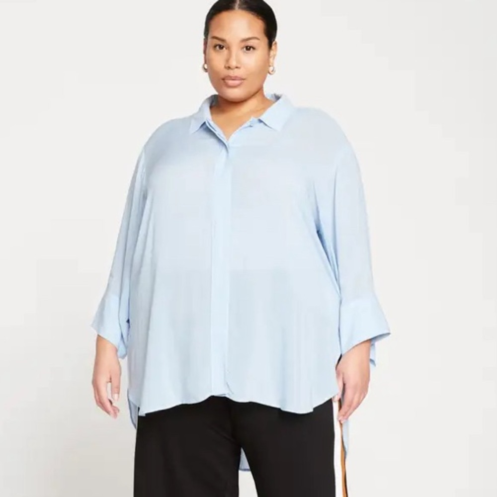 Universal Standard Chambray Blue Toni